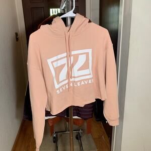Seven Leaves Women's Crop Hoodie Top size S